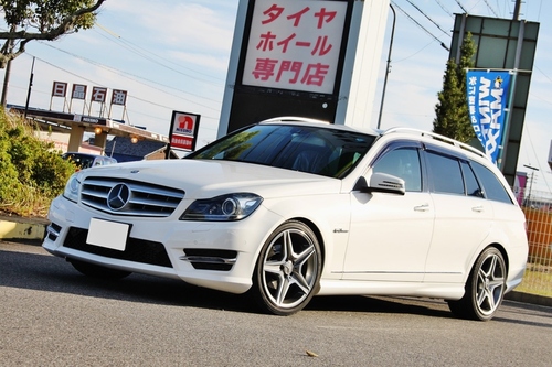 W204 メルセデス ベンツ Cクラス を H&R で ローダウン。 | 鈴鹿店